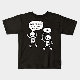 Funny Skeletons Meme Kids T-Shirt